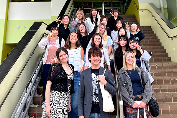 本学と米国の学生との交流