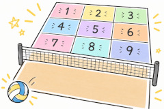 狙え！サーブでストラックアウト！